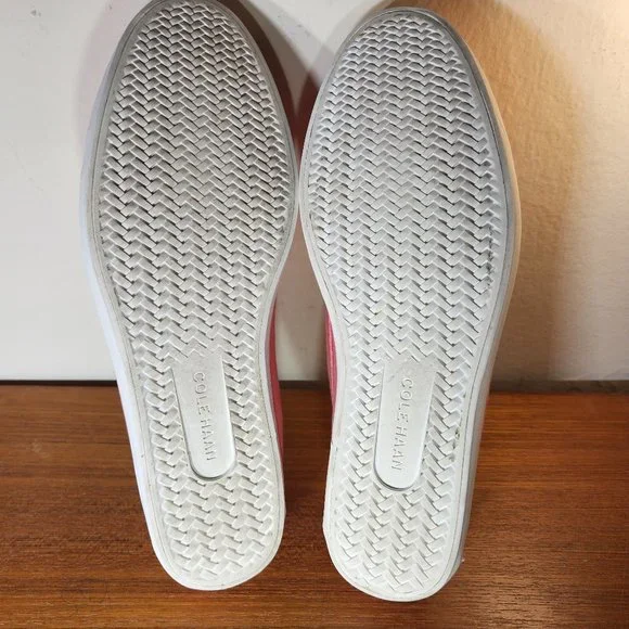 Cole Hann Women`s Grand OS Pink Penny Loafers (8.5) - Picture 6 of 12